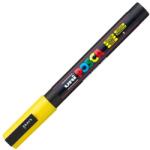 uni Marker UNI Posca PC-3M, varf 0.9 - 1.3 mm, Galben/Yellow (M195)