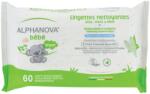 Alphanova Биоразградими почистващи кърпички Alphanova Bebe - 60 броя (3760075070748) - ozone