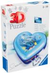 Ravensburger 3D пъзел Ravensburger от 54 части - Кутия за бижута, сърце (11172)