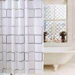 Everpro Perdea dus SQUARES 180X200 cm Perdea de dus