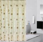 Everpro Perdea dus COFFEE CIRCLES 180X200 cm Perdea de dus