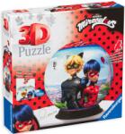 Ravensburger 3D пъзел Ravensburger от 72 части - Калинката и черният котарак (11167)
