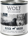 Wolf of Wilderness 24x800g Wolf of Wilderness nedves kutyatáp- Black Rocks kecske