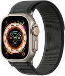 DuxDucis Curea textila DuxDucis Velcro Sports YJ compatibila cu Apple Watch 4/5/6/7/8/SE/Ultra 42/44/45/49mm Gray/Black (6934913026977)