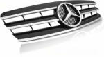 Mercedes W203 00-07 Cl Style Fekete-Króm Hűtőrács (GRME16)
