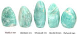  Amazonit Druzy Mineral Natural Rulat - 75-101 x 44-58 x 18-40 mm - ( XXL) - 1 Buc