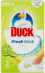 DUCK Fresh Stickers Easy Clean Lime zselés WC öblítő csík 3 x 9 g (27 g)