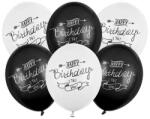 Partydeco Szülinapi lufi 11" 28cm 6db Happy Birthday (LUFI759092)