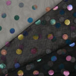 Takoy Fekete tüll szivárvány pöttyökkel