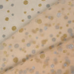 Takoy Test színű tüll arany-ezüst pöttyökkel