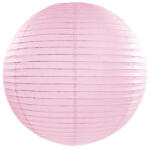 PartyDeco Felinar rotund de hârtie - roz 25 cm