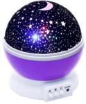  Star Master Projektor, 4 x LED, USB, forgatási funkció (0448)