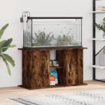 vidaXL Поставка за аквариум, опушен дъб, 101x41x58 см, инженерно дърво (833612)