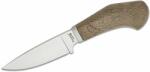 LIONSTEEL Fixed knife m390 blade GREEN Canvas handle, Ti guard, leather sheath WL1 CVG (WL1 CVG)
