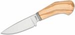 LIONSTEEL Fixed knife m390 blade OLIVE wood andle, Ti guard, leather sheath WL1 UL (WL1 UL)