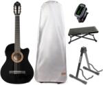 Valencia VC104CE Premium SET 4/4 Black Класическа китара с предусилвател