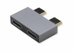 Roline Adaptor 2 x USB 3.2 Gen2 type C la 2 x USB type C T-M, Roline 12.03. 2945 (12.03.2945-10)