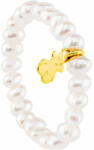Tous Univerzális gyűrű gyöngyökkel és arany mackóval Tous Pearls 517095030