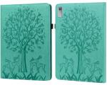  ART DEER Husă flip pentru Lenovo Tab P11 Gen 2 verde