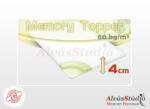 AlvásStúdió Memory fedőmatrac 4 cm 110x200 cm - matrac-vilag