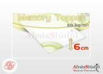 AlvásStúdió Memory fedőmatrac 6 cm 120x200 cm