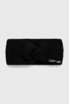 Calvin Klein gyapjú keverék fejpánt fekete - fekete Univerzális méret - answear - 13 990 Ft