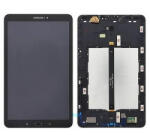 Samsung T580, T585 Galaxy Tab A 10.1 (2016) Előlap Keret+LCD Kijelző+Érintőpanel, Fekete (GH97-19203A) Service Pack