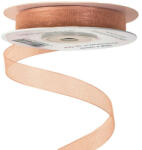 Valex Decor Organza szalag 10mm x 20m - Púder bézs (P10-10)