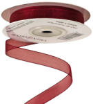 Valex Decor Organza szalag 10mm x 20m - Bordó (P10-91)
