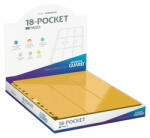 UltimateGuard Ultimate Guard 18-zsebes oldaltöltésű lap (50db) - Sárga (900db kártya számára)