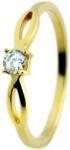 D-bijuterii Inel aur 14K cu diamante - Model i006 (0.1ct)
