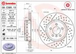 BREMBO Disc frana BREMBO 09. C395.13 - automobilus