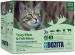Bozita 12x85g Bozita falatok hús- és halmenü aszpikban (4 változat) nedves macskatáp