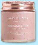 Mary & May Agyag maszk a bőr kiegyensúlyozásához Rose Hyaluronic Hydra Wash Off Pack - 125 g