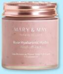 Mary & May Agyagmaszk a bőr kiegyensúlyozásához Rose Hyaluronic Hydra Wash Off Pack - 125 g