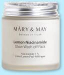 Mary & May Agyagmaszk a ragyogó bőrért Lemon Niacinamide Glow Wash Off Pack - 125 g
