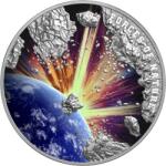  Meteorit - 2 Oz - ezüst gyűjtői érme