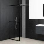  Paravan duș walk-in, 90x195 cm, sticlă securizată transparentă (145680)
