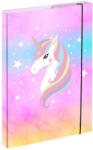 Baagl - Caiet de note școlare A4 Rainbow Unicorn (8595689330163)