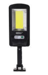  Lampa solara stradala MRG M-6037, Panou solar, 100 LED Cob, Negru