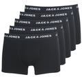 Jack & Jones Boxerek JACHUEY X 5 Fekete EU S