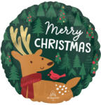 Amscan Merry Christmas, Karácsonyi fólia lufi 43 cm (DPA4613075)