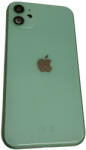 iPhone 11 (6.1") készülék hátlap, kamera lencsével / sim tálcával, akkufedél, zöld, AAA+ minőségű