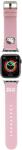 Hello Kitty óraszíj HKAWMPGKHP Apple Watch 38/40/41mm rózsaszín szíj Kitty Head Kitty Head