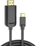 Vention USB-C HDMI-re, Vention CGUBG, 1, 5m (fekete)