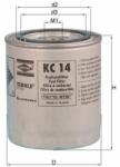 MAHLE filtru combustibil MAHLE KC 14 (KC 14)