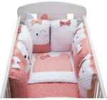 Bubaba Set lenjerie patut 12 piese Bubaba Sleep Quardian Pink (45043) Lenjerii de pat bebelusi‎, patura bebelusi