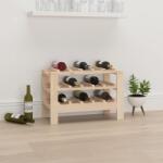  Suport de vinuri, 61, 5x30x42 cm, lemn masiv de pin (822561) Suport sticla vin