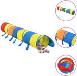  Tunel de joacă pt copii, 250 bile, multicolor, 245 cm poliester (3107762)