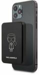 KARL LAGERFELD Ikonik Outline KLPBMSOIBK power bank 5W MagSafe 3000mAh (fekete)